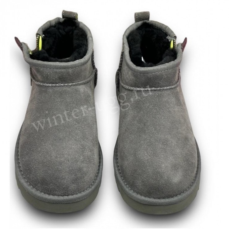 Ultra Mini Zip Boot Grey