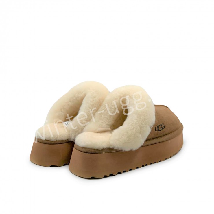 Disquette Slipper - Chestnut