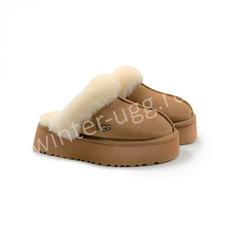 Disquette Slipper - Chestnut