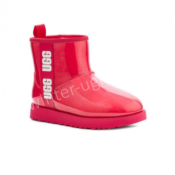 Детские Угги Clear Mini II Boot  - Hibiscus Pink