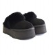 Funkette Suede Platform - Black