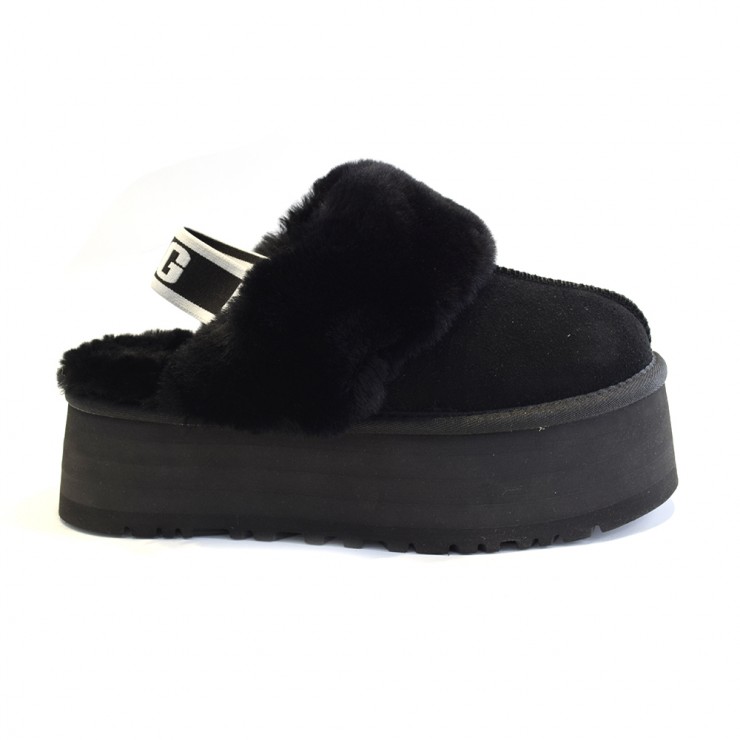 Funkette Suede Platform - Black