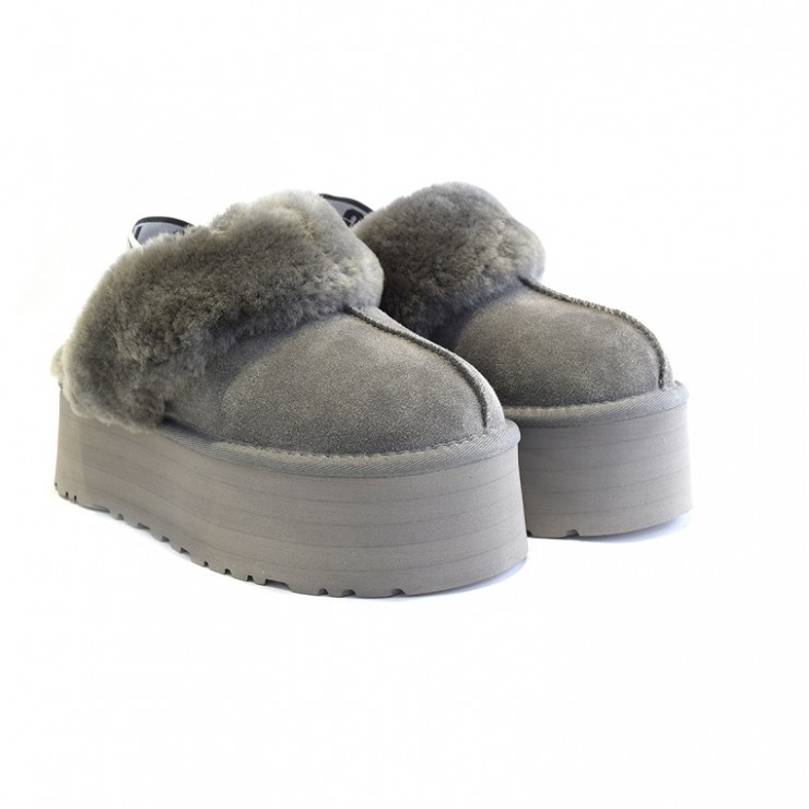 Funkette Suede Platform - Grey