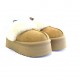 Funkette Suede Platform - Chestnut