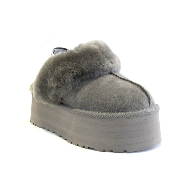 Funkette Suede Platform - Grey