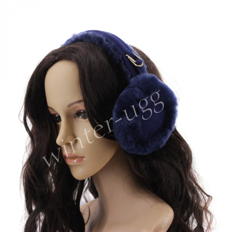 Меховые наушники Earmuff - Navy