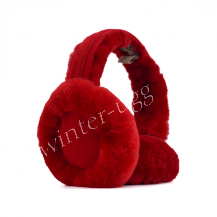 Меховые наушники Earmuff - Red