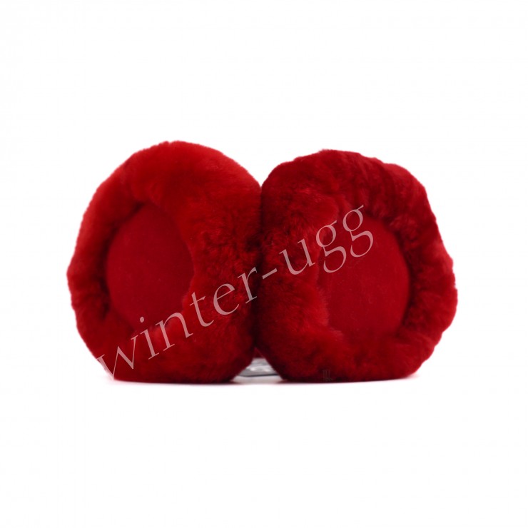 Меховые наушники Earmuff - Red