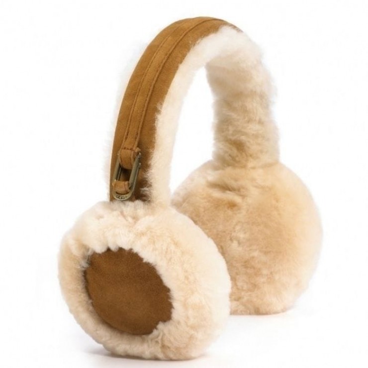 Меховые наушники Earmuff - Chestnut