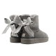 Угги Мини Bailey Bow Customizable - Grey