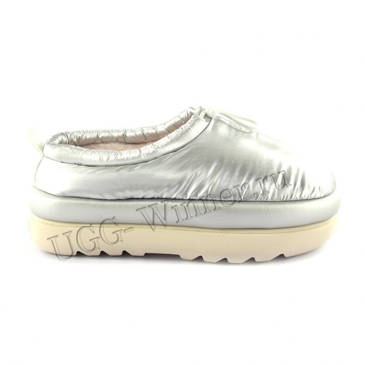 UGG Maxi Heritage Braid Clog Silver