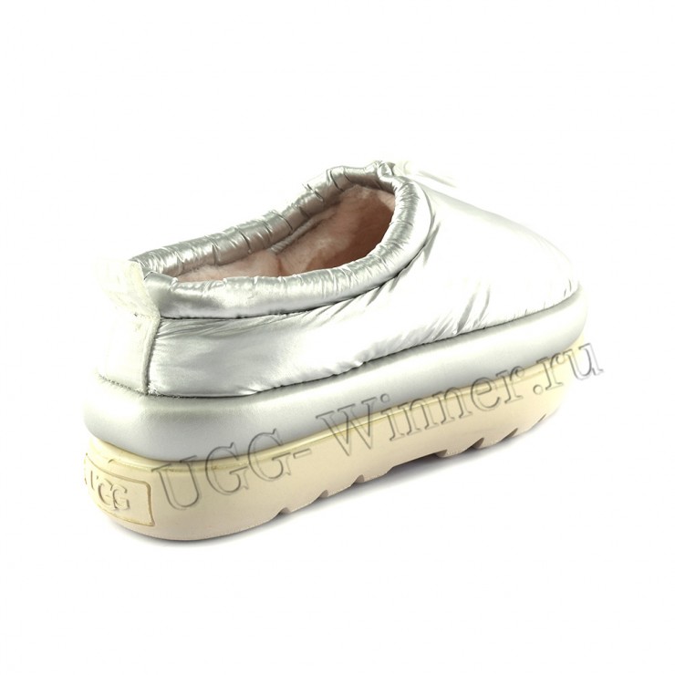 UGG Maxi Heritage Braid Clog Silver