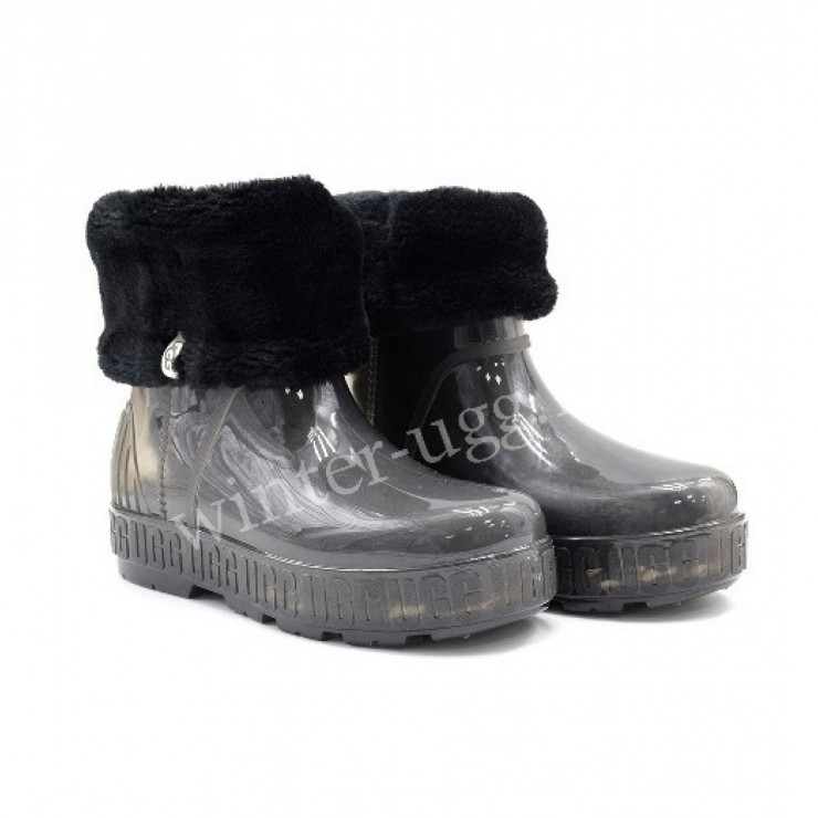 DRIZLITA CLEAR BOOT - Black