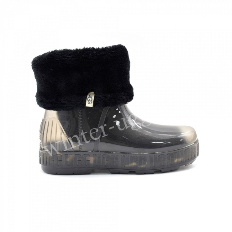 DRIZLITA CLEAR BOOT - Black