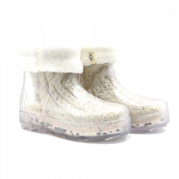 DRIZLITA CLEAR BOOT - White