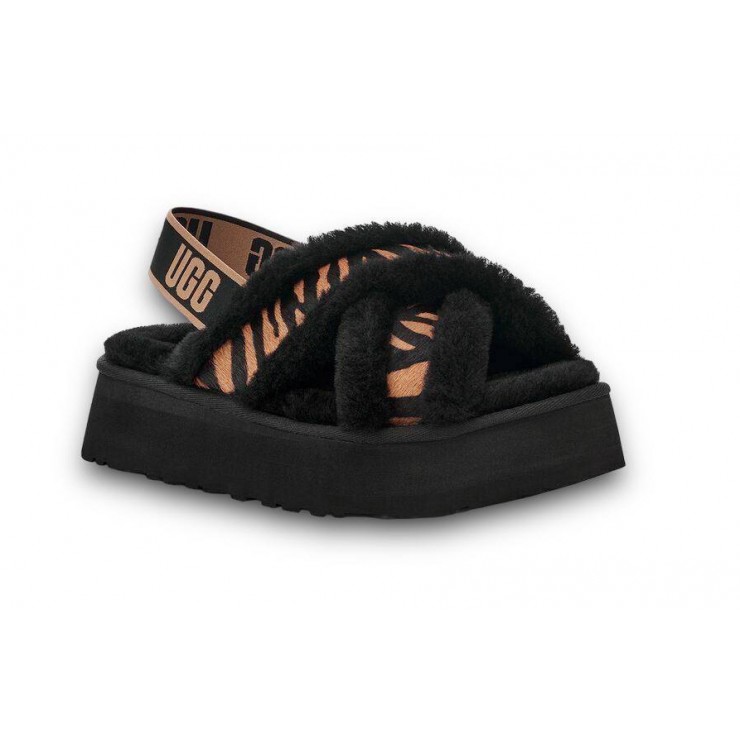 Disco Cross Slide Tiger Print