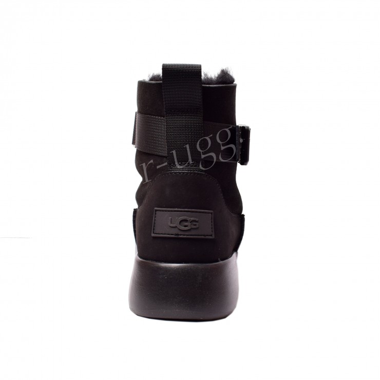 Женские UGG Boom Buckle Boots - Black