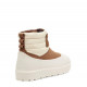UGG Mens Classic Mini Lace-Up Weather - Chestnut / Whitecap Grey