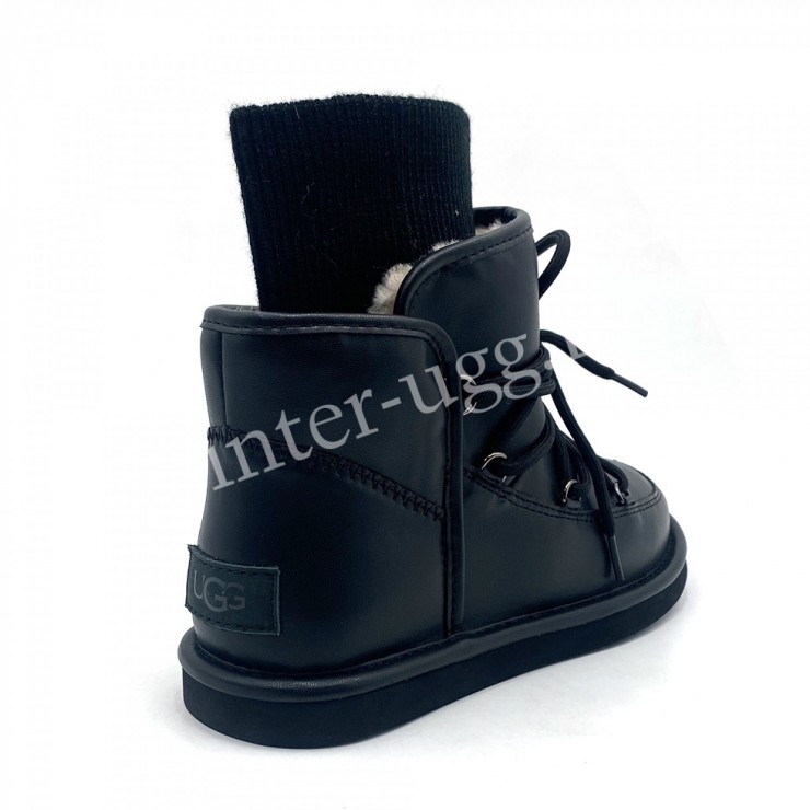 Ugg Lodge Mini Leather - Black