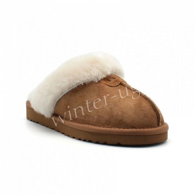 Меховые Домашние Тапочки Slipper - Chestnut