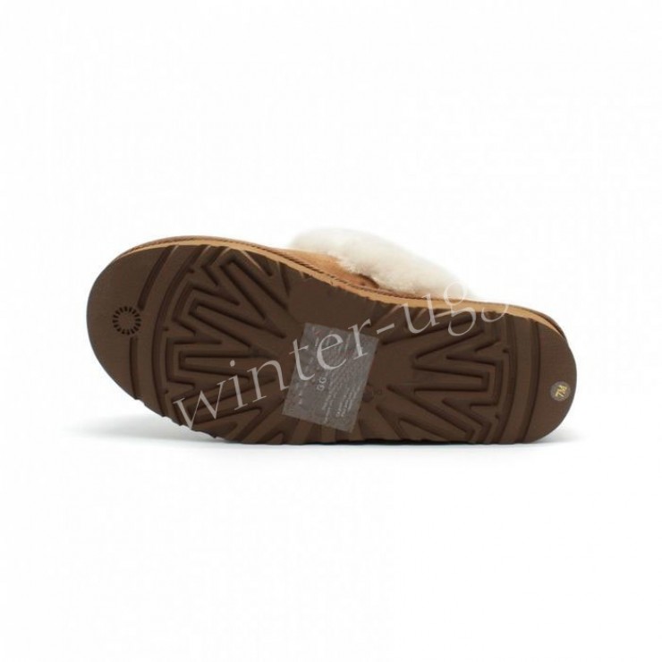 Disquette Slipper - Chestnut