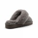 Меховые Домашние Тапочки Slipper - Grey