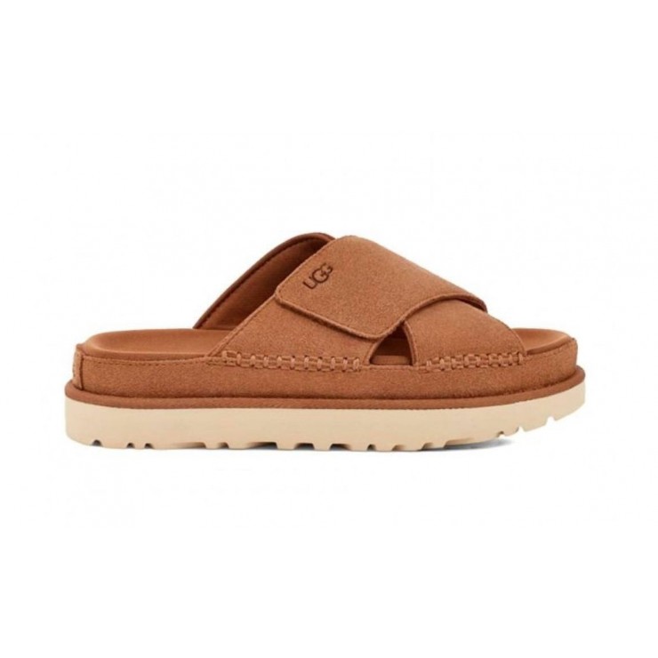 Сандалии UGG Goldenstar Cross Slide Chestnut