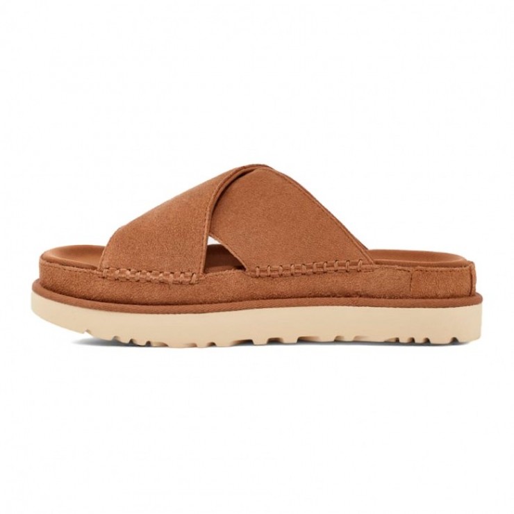 Сандалии UGG Goldenstar Cross Slide Chestnut