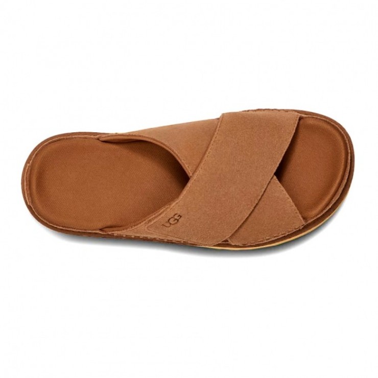 Сандалии UGG Goldenstar Cross Slide Chestnut