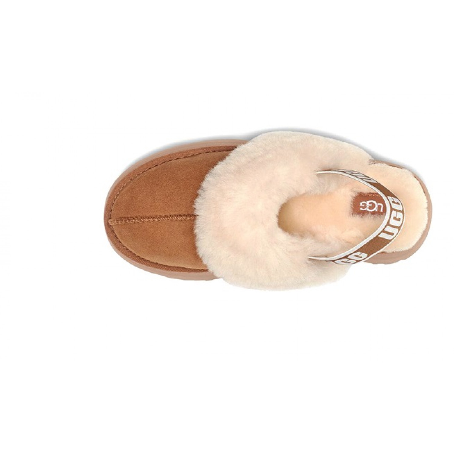 UGG Funkette Suede Platform - Chestnut