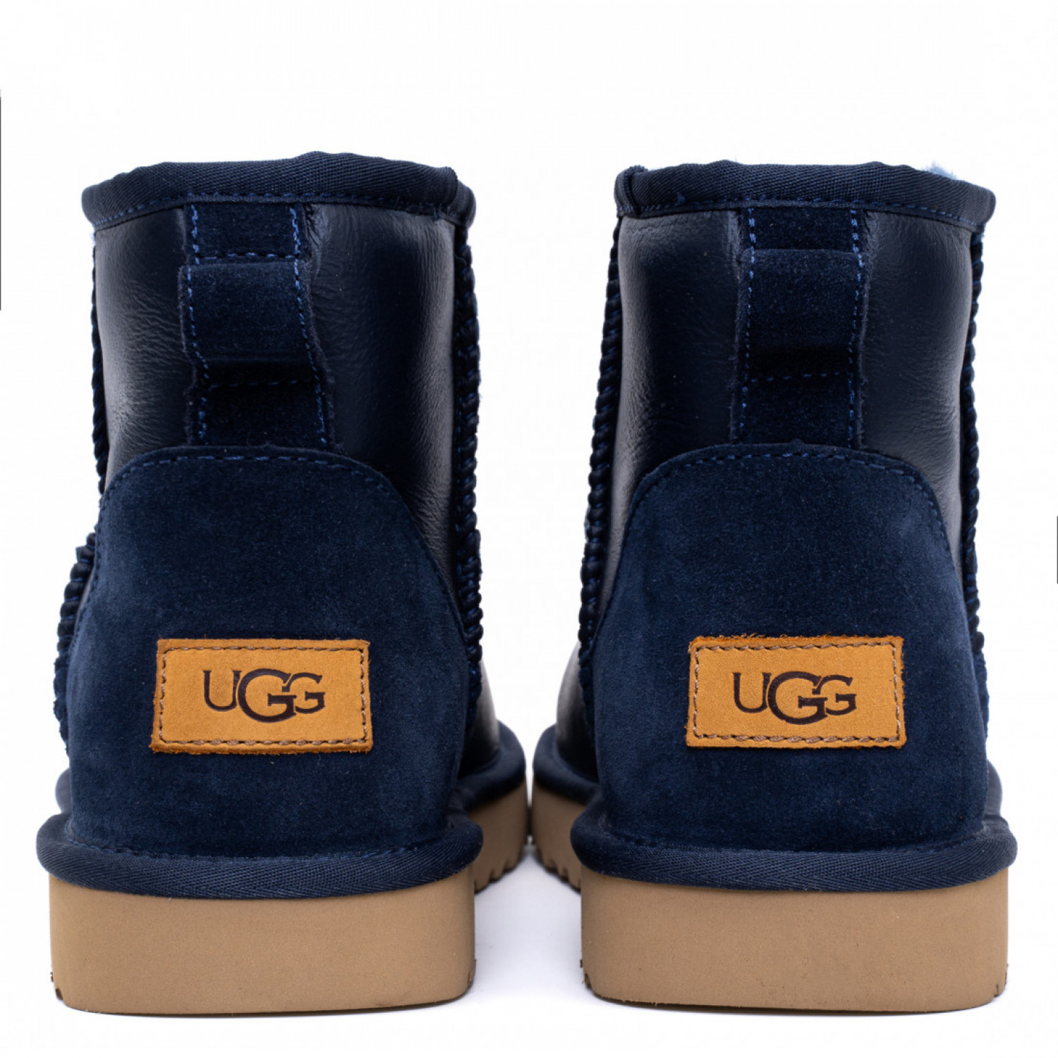UGG Mens Classic Mini Leather - Navy